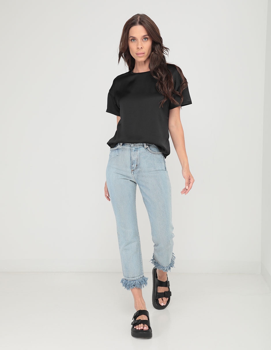 Blusa HUGO manga corta para mujer