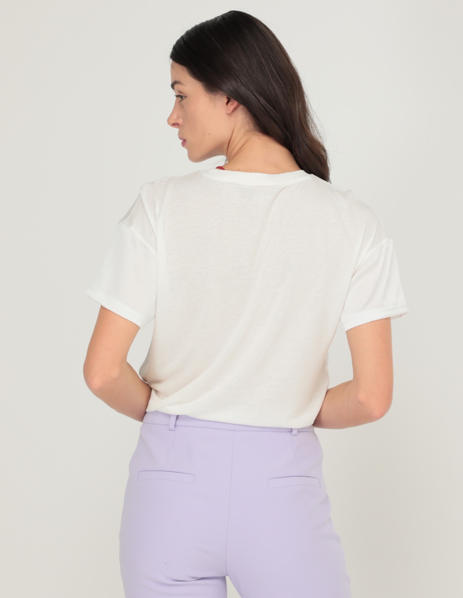 Blusa HUGO manga corta para mujer