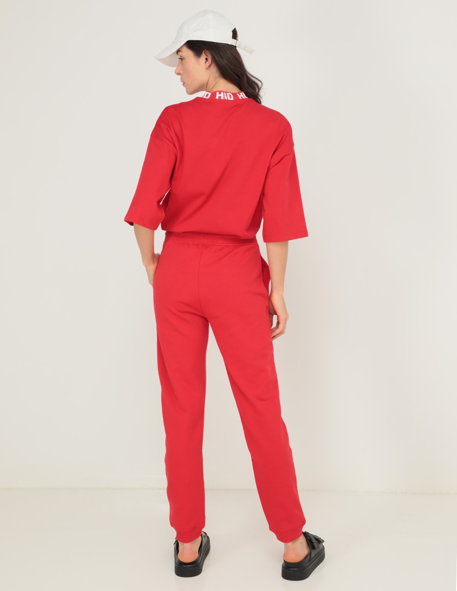 Pants straight con agujeta para mujer 2