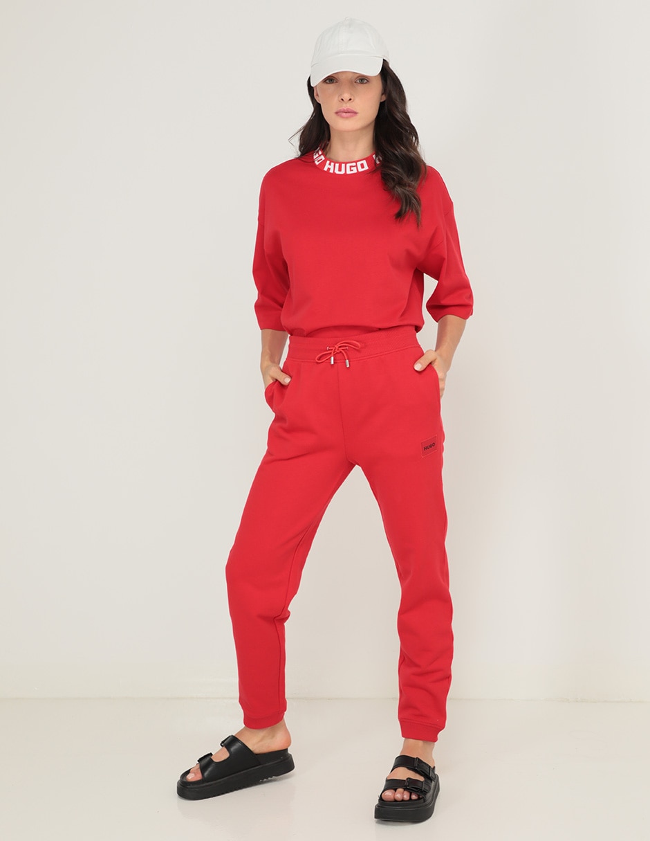 Pants straight con agujeta para mujer 3