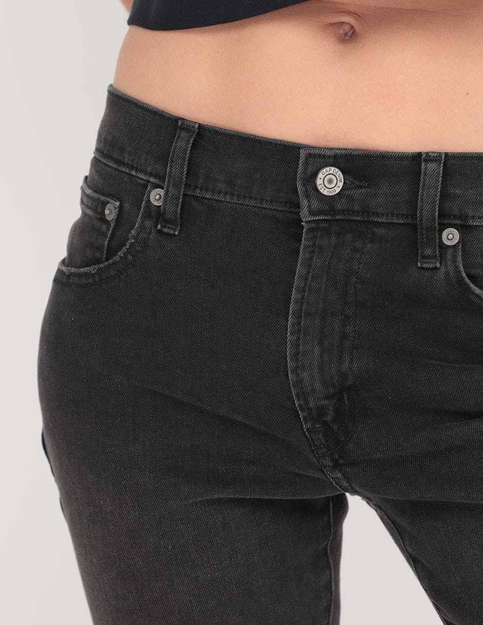 Jeans skinny corte cintura para mujer 4