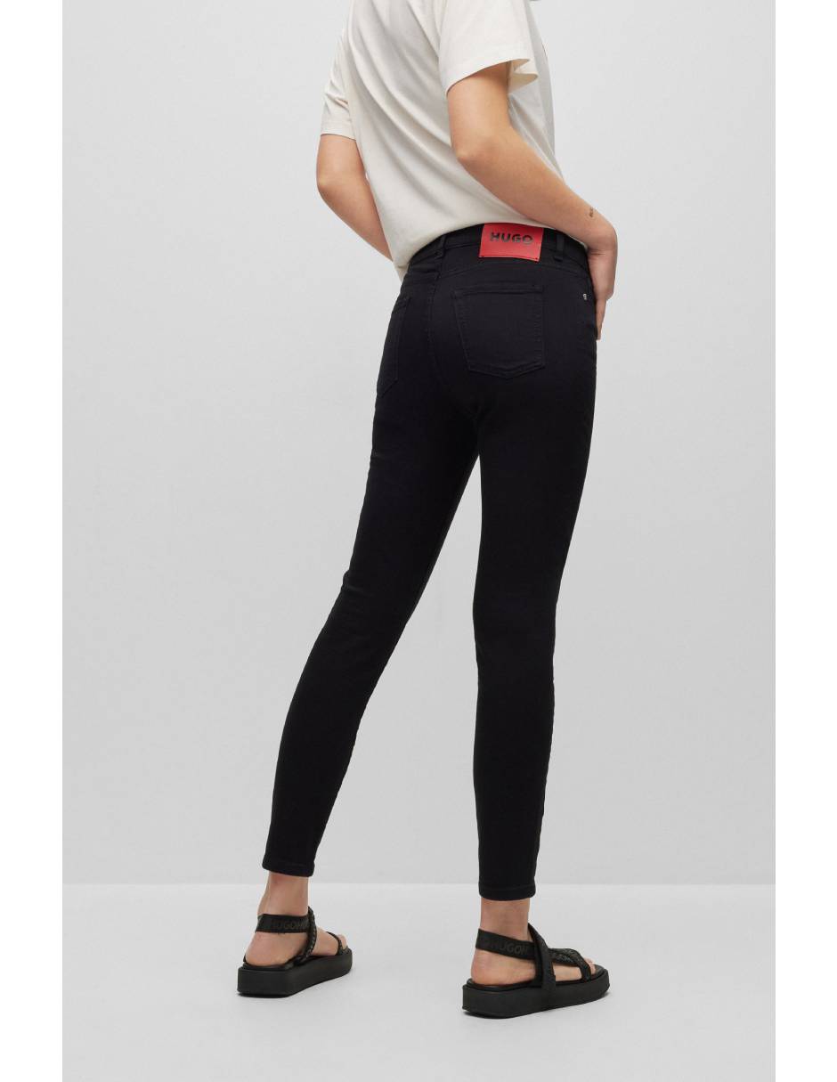 Jeans skinny corte cadera para mujer 5