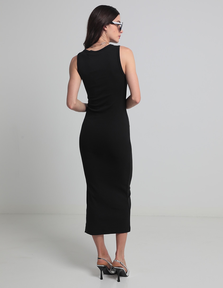 Vestido midi formal Hugo para mujer