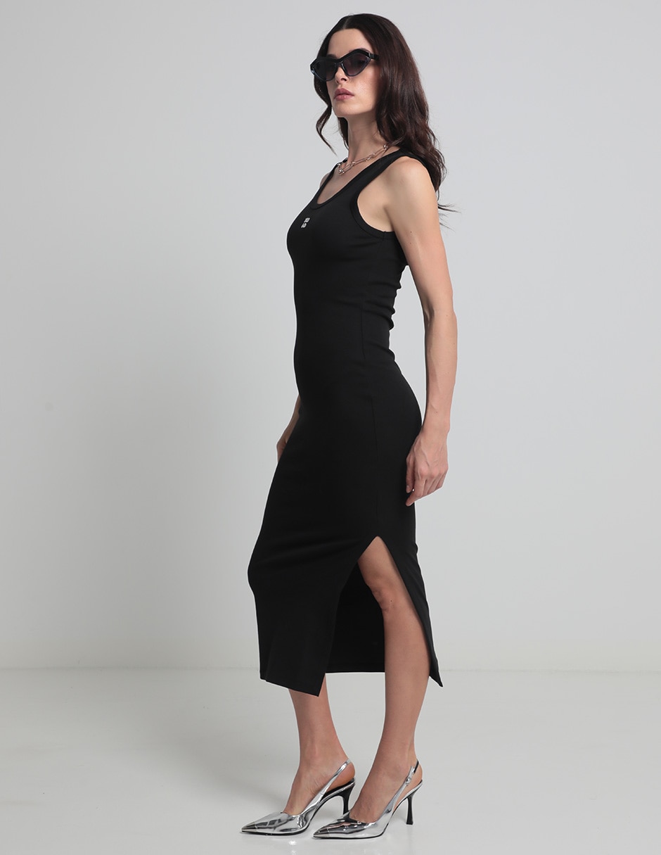 Vestido midi formal Hugo para mujer