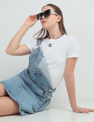 Playera manga corta cuello redondo para mujer Playera manga corta cuello redondo para mujer