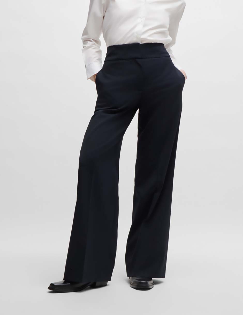 Pantalón relaxed amplio para mujer 6