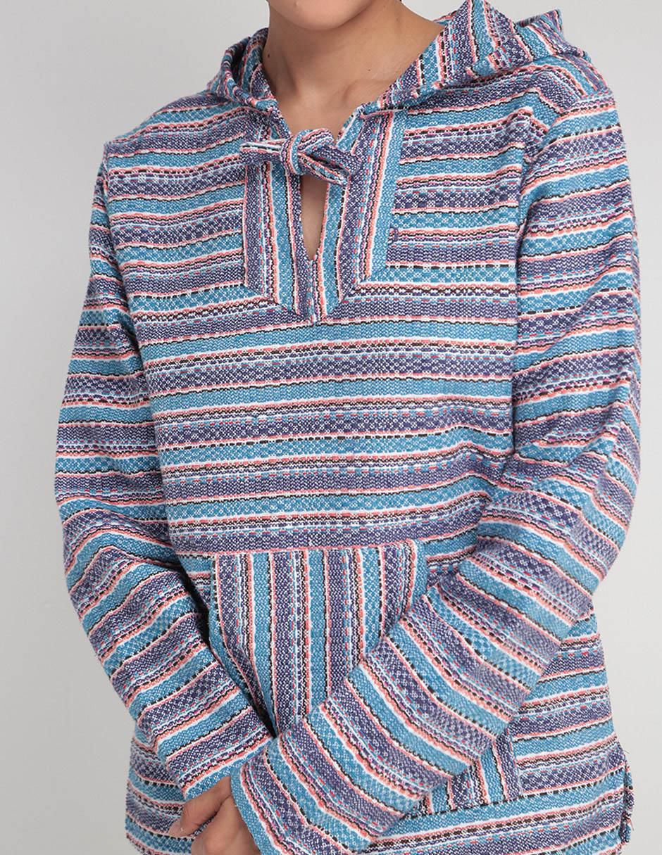 Sudadera artesanal con capucha para mujer