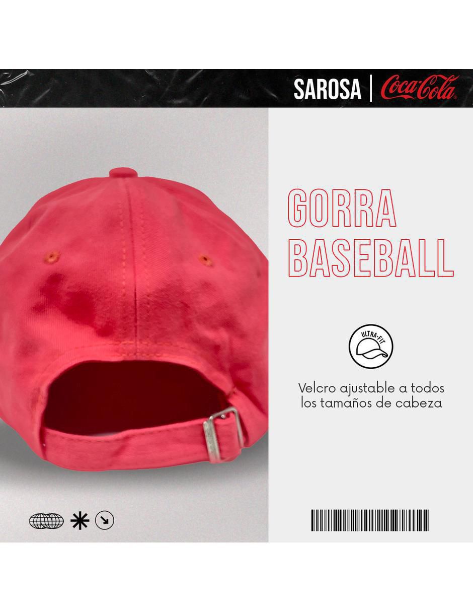 Gorra visera curva velcro casual Coca Cola Coca-Cola para adulto 4