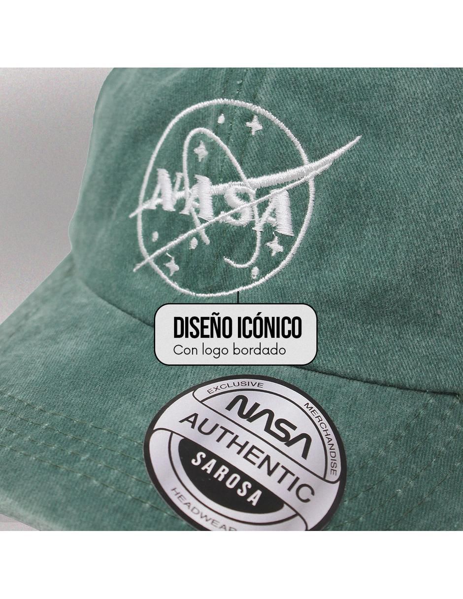 Gorra visera curva hebilla casual Nasa para adulto 3