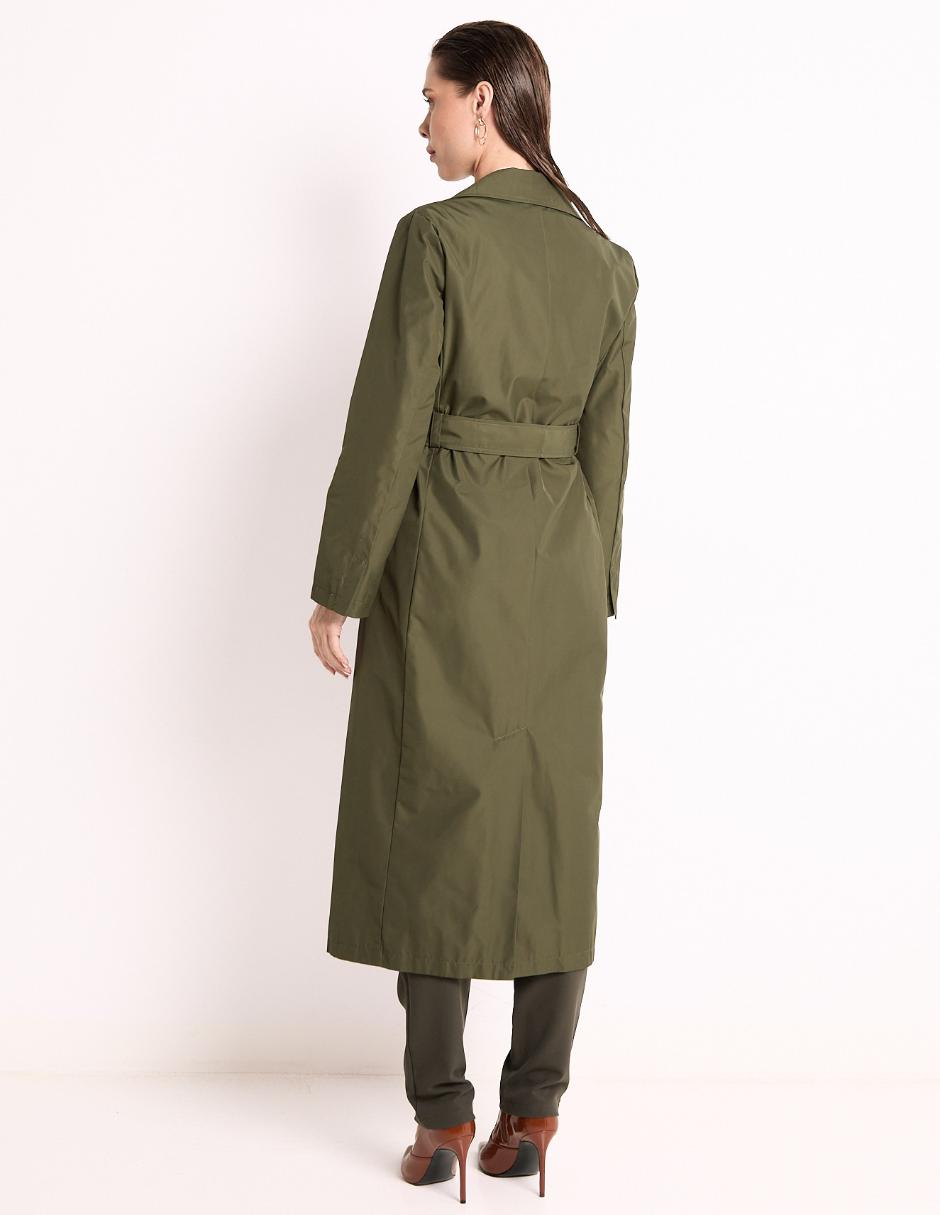 Gabardina con bolsillos para mujer 2