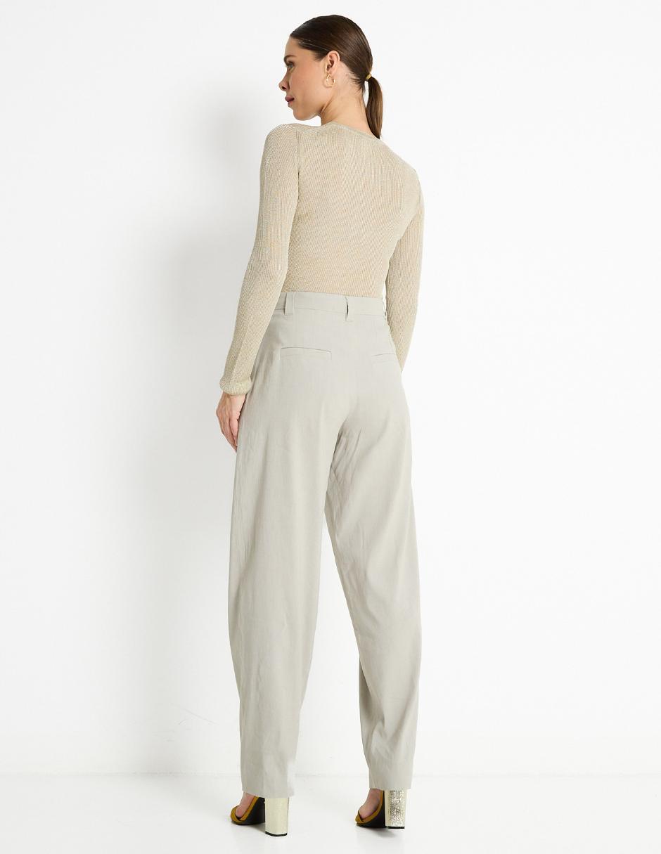 Pantalón de vestir straight para mujer 5