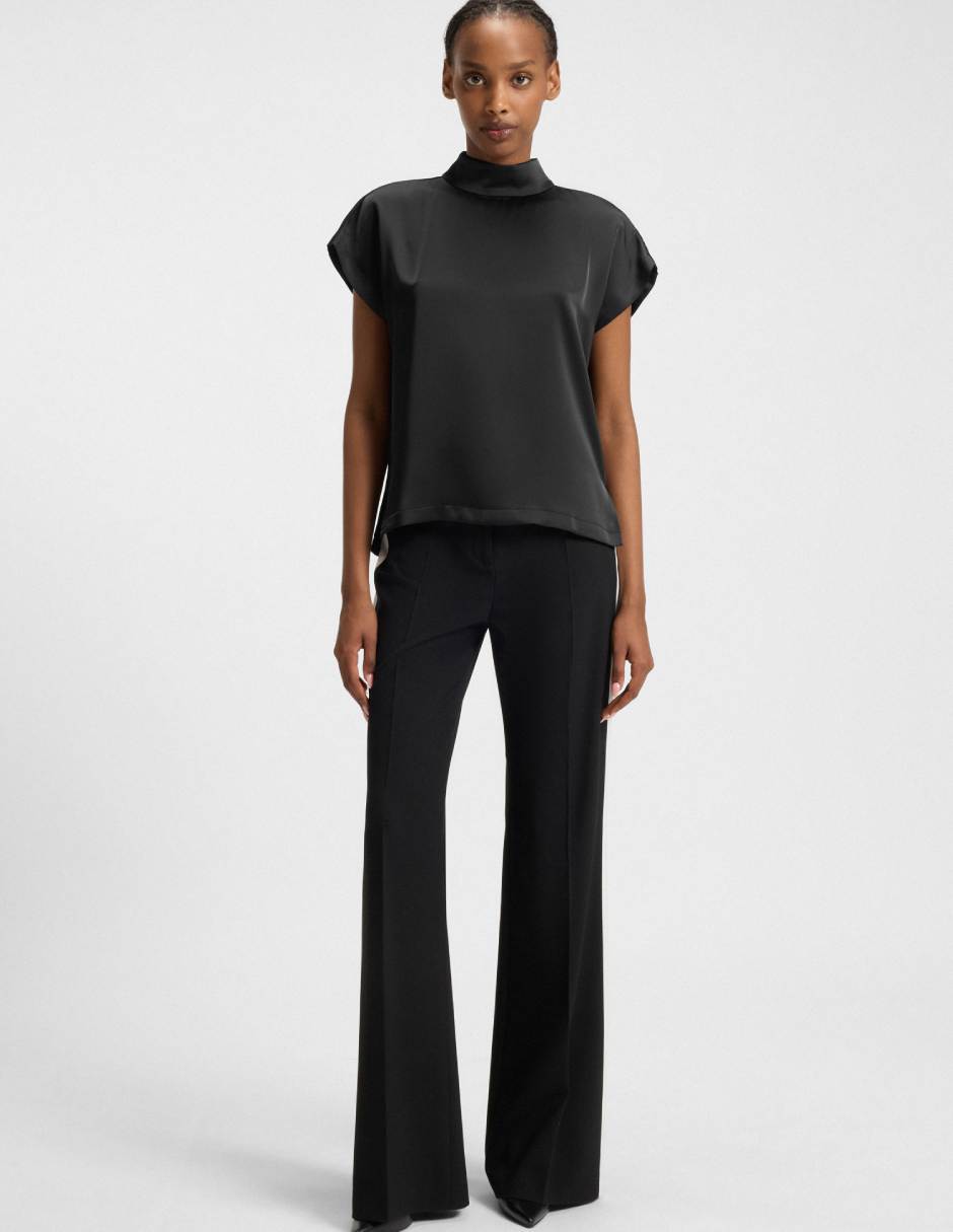 Blusa Hugo manga corta para mujer