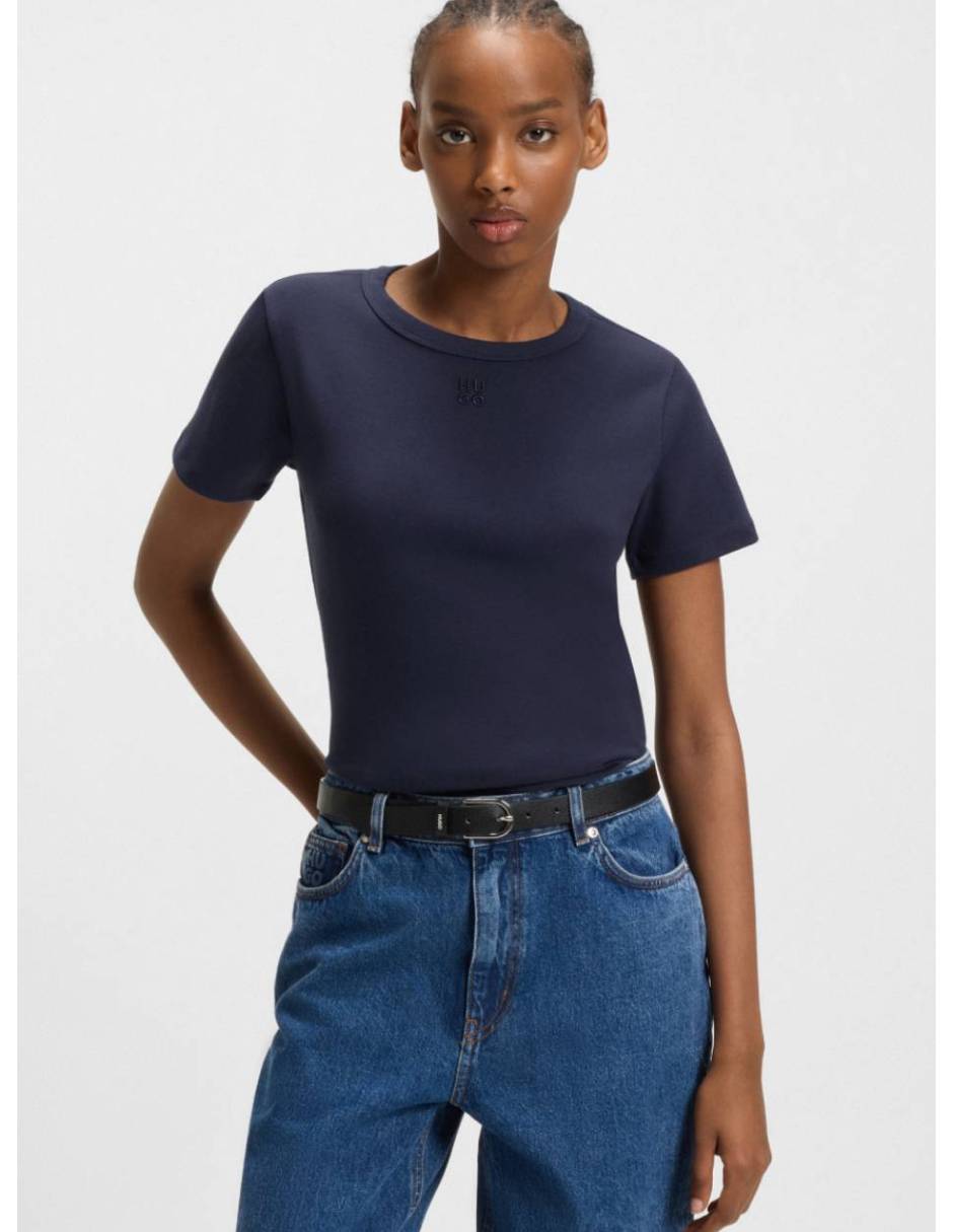 Playera manga corta cuello redondo para mujer Playera manga corta cuello redondo para mujer