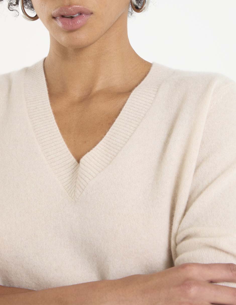 Suéter Pennyblack cuello v para mujer