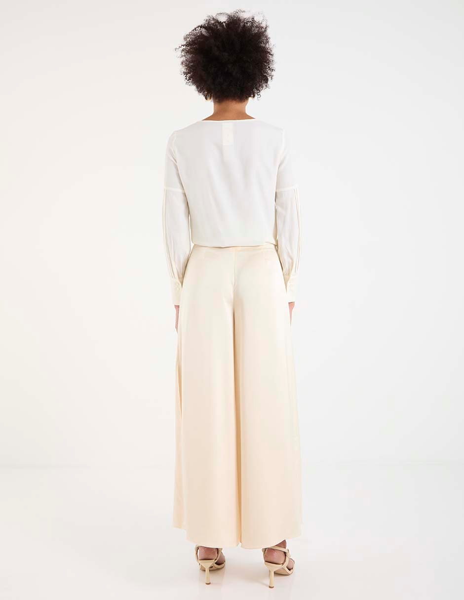 Pantalón de vestir amplio para mujer 6
