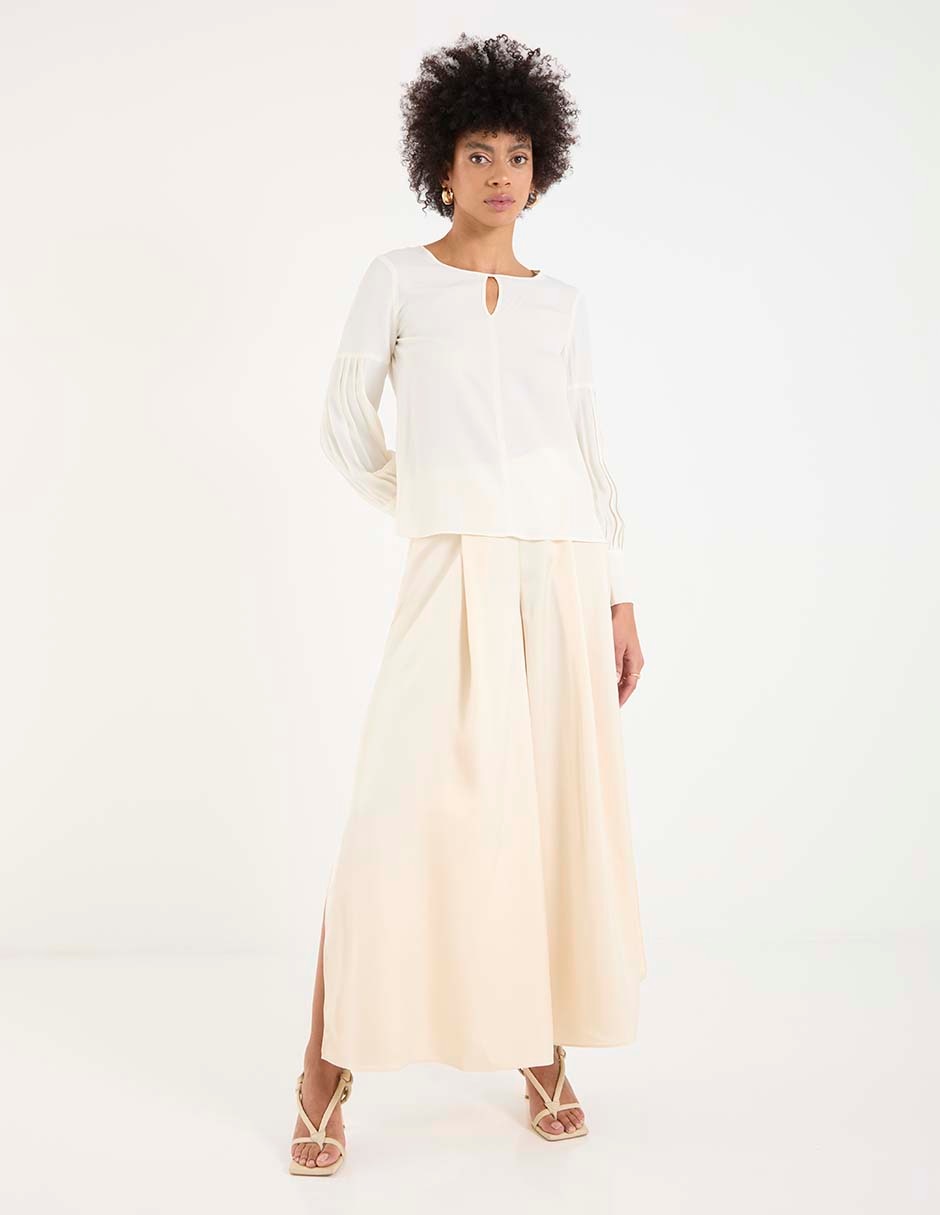 Pantalón de vestir amplio para mujer 7