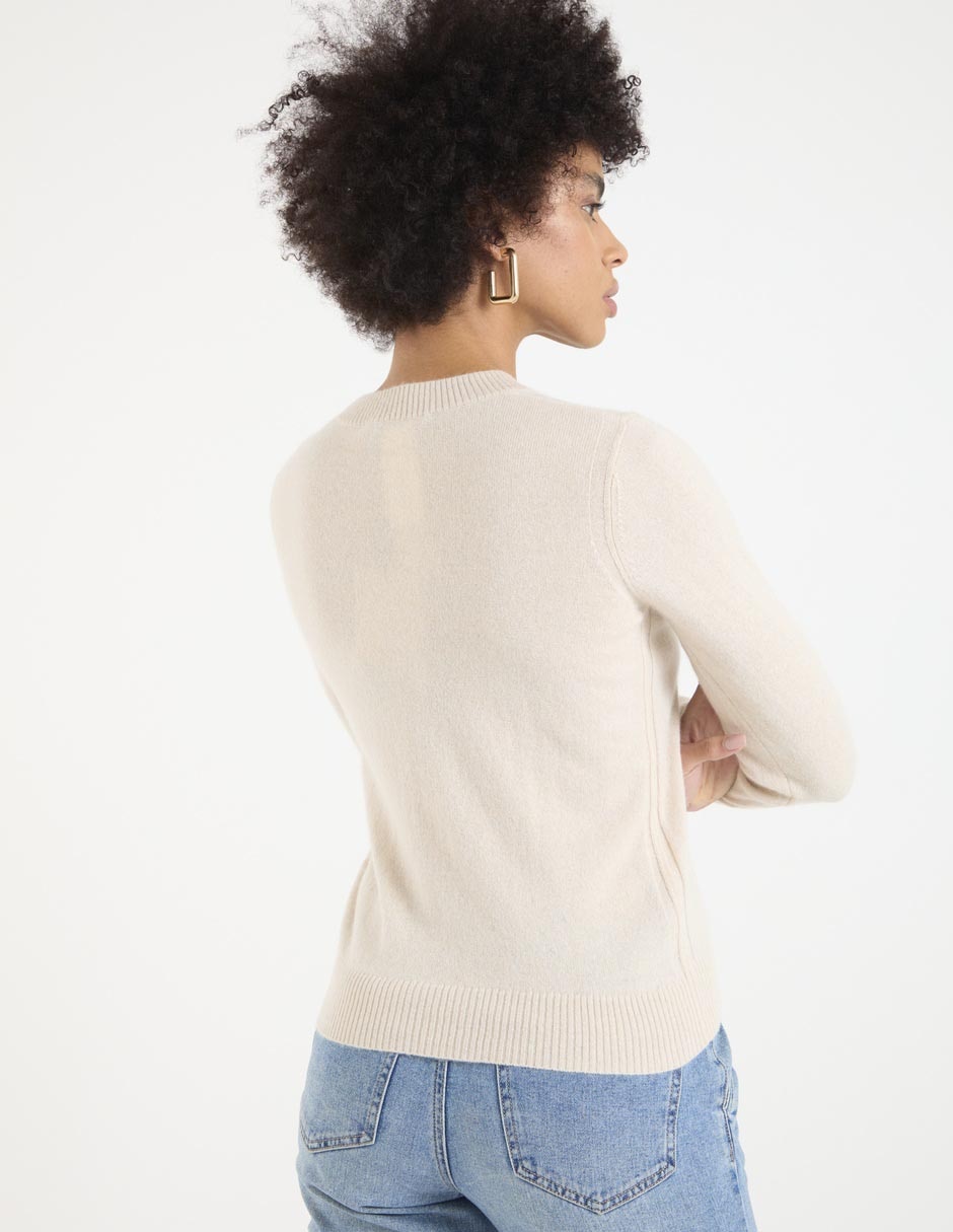 Suéter cuello redondo para mujer 5