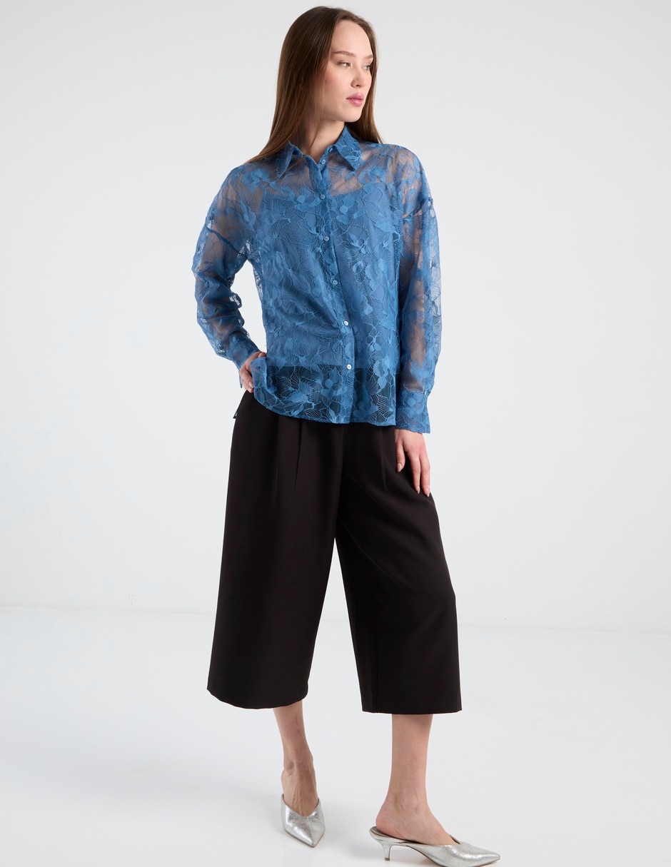 Blusa manga corta para mujer 7