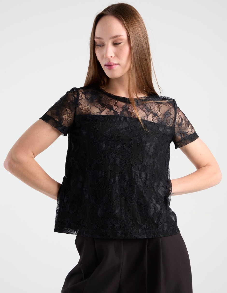 Blusa Pennyblack manga corta para mujer