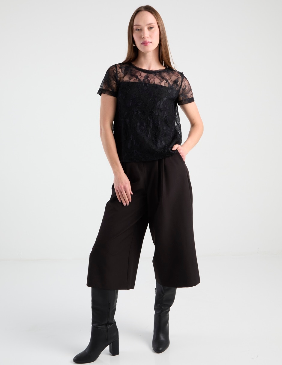Blusa Pennyblack manga corta para mujer