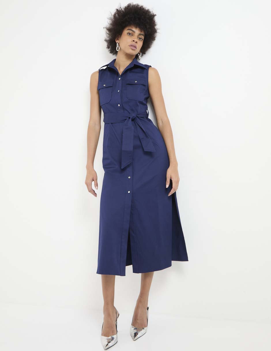 Vestido midi casual para mujer