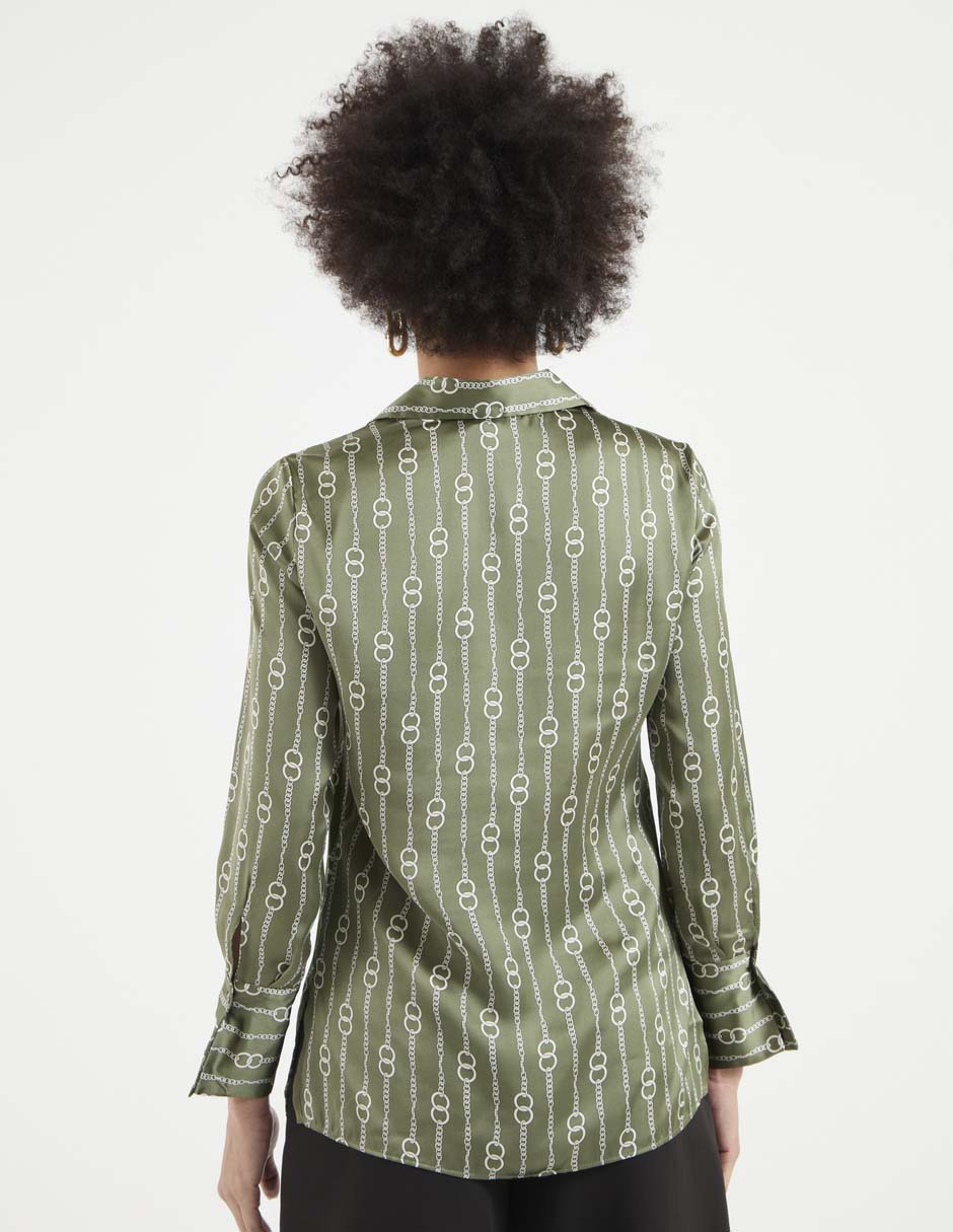 Camisa Pennyblack de algodón manga larga para mujer