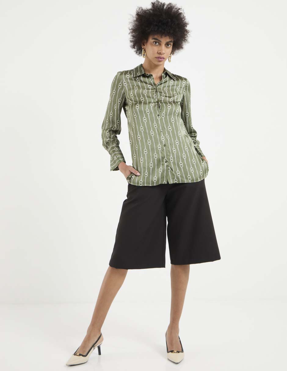 Camisa Pennyblack de algodón manga larga para mujer