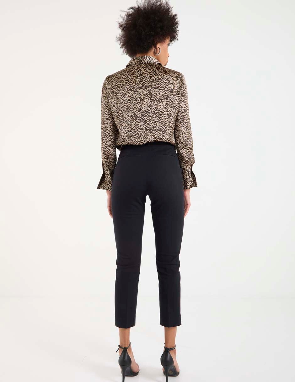 Pantalón capri Pennyblack slim para mujer