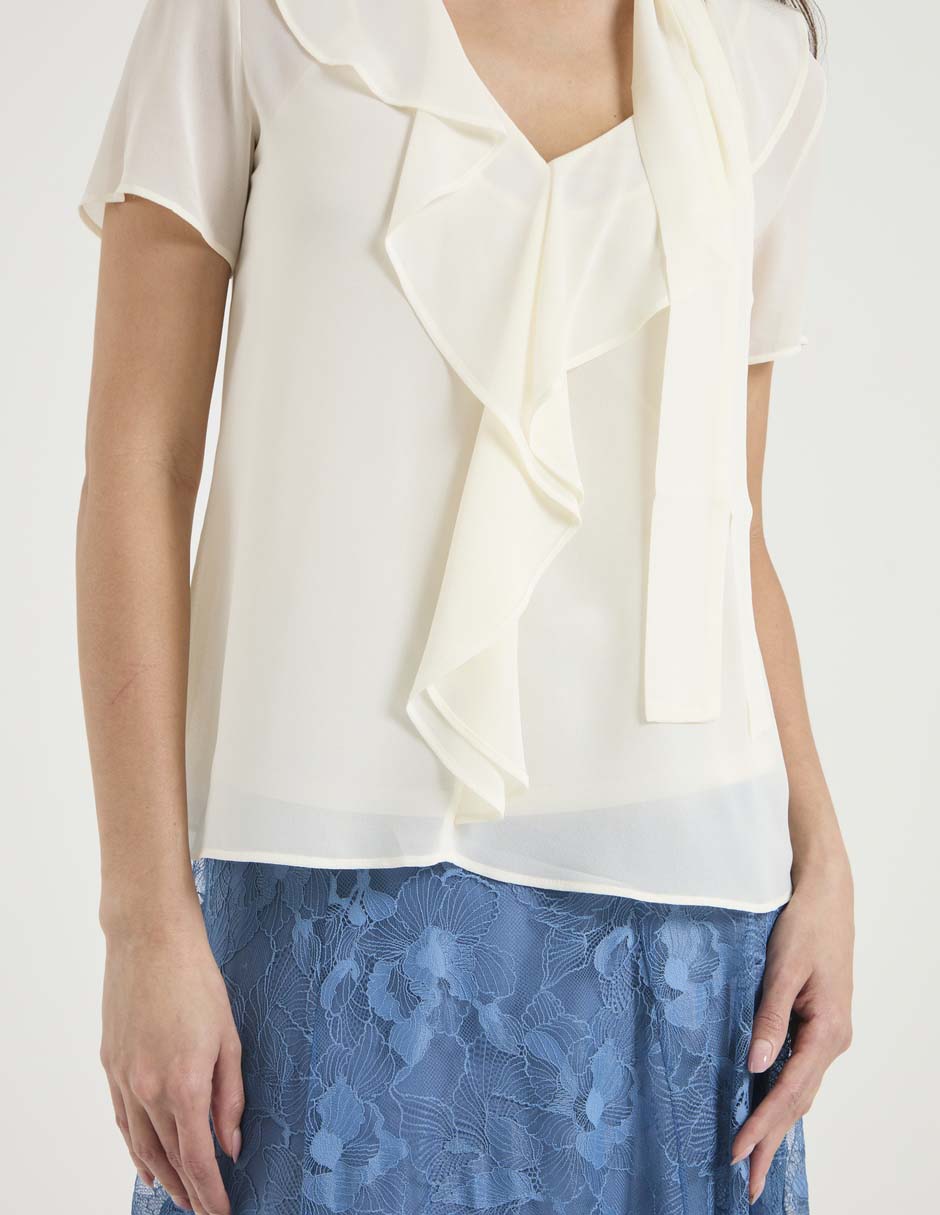 Blusa manga corta para mujer 9