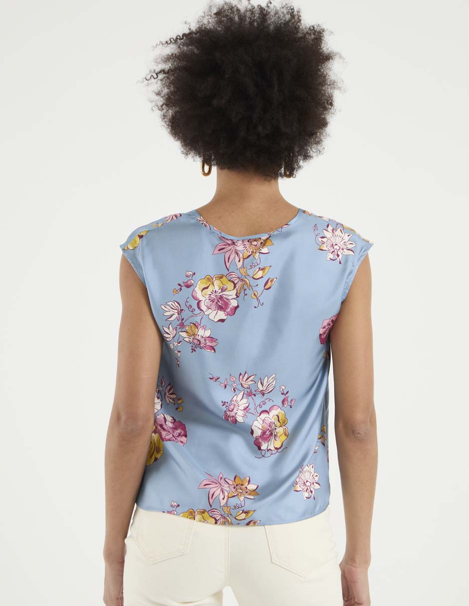 Blusa manga corta para mujer 5
