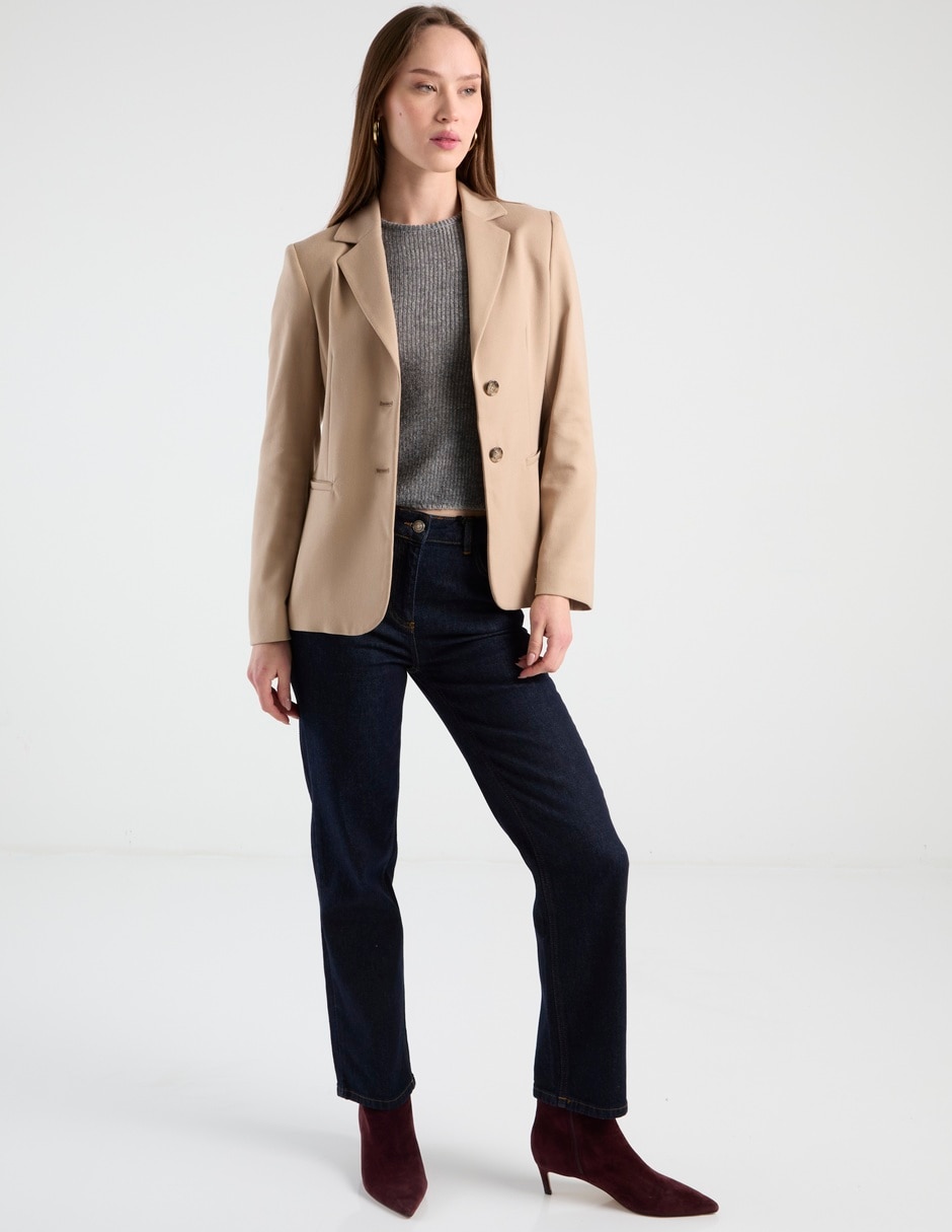 Saco sastreado casual para mujer 4