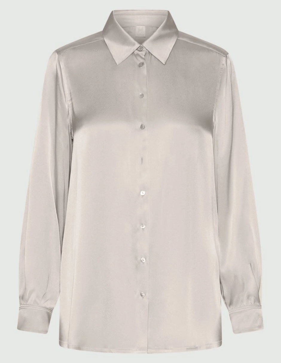Camisa de algodón manga larga para mujer 8