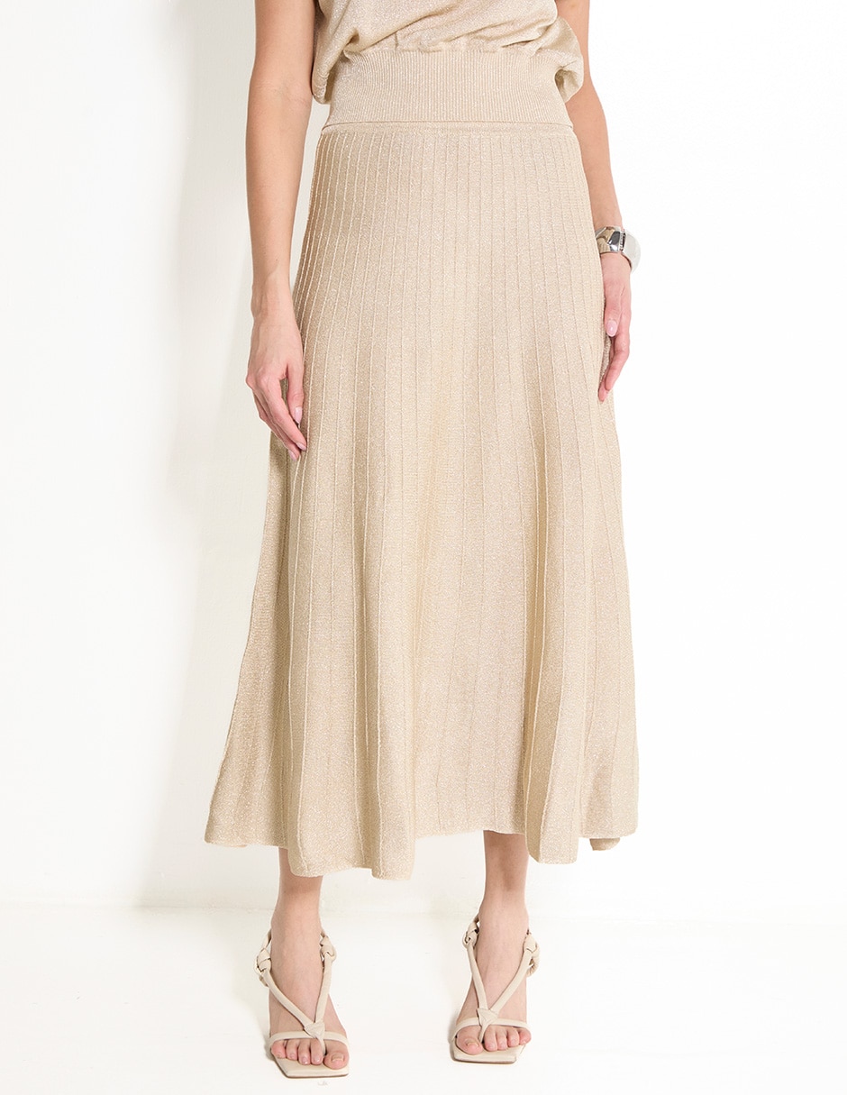 Falda crop a la cintura 1