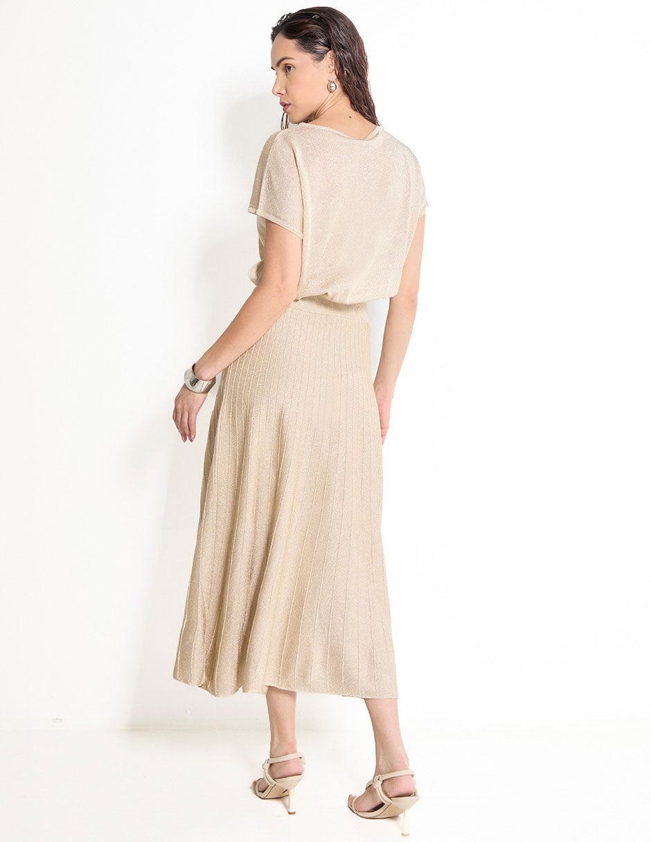 Falda crop a la cintura 5
