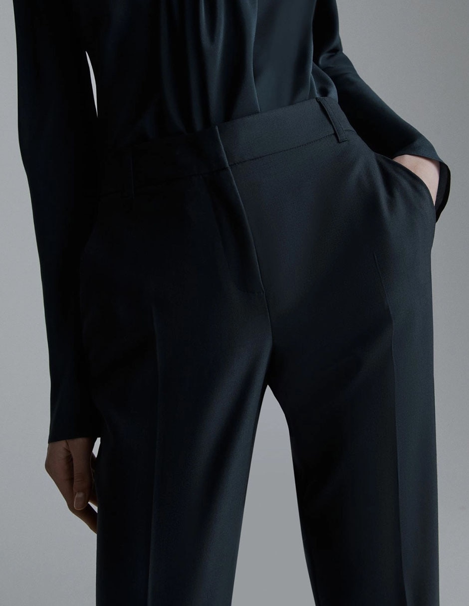 Pantalón de vestir slim para mujer 9