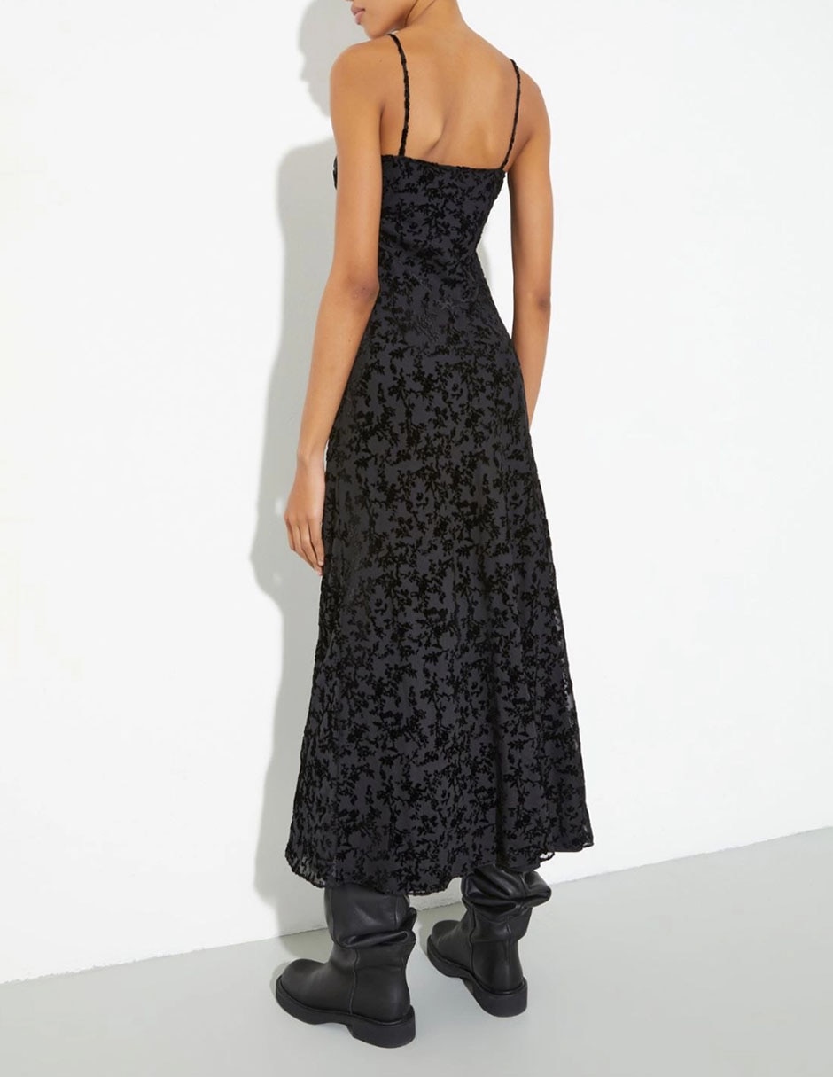 Vestido crop de fiesta Max& escote V 6