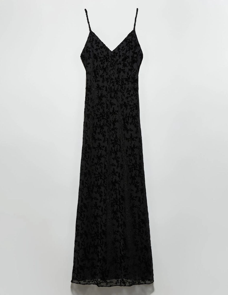 Vestido crop de fiesta Max& escote V 9
