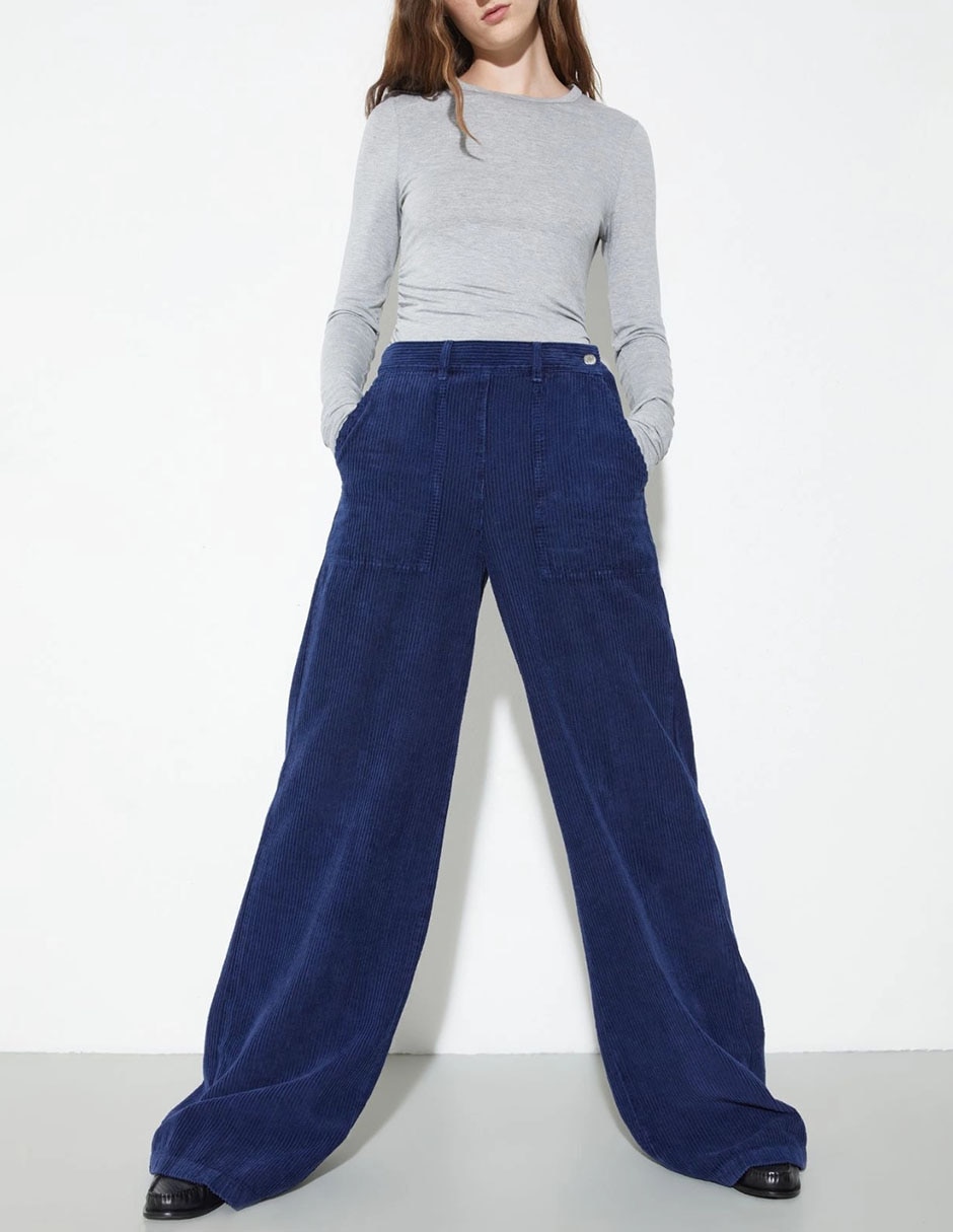 Pantalón relaxed Max& straight para mujer 8