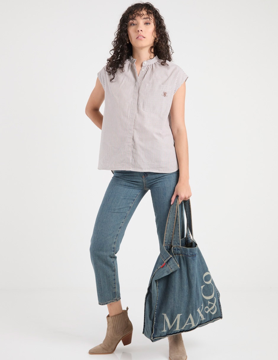 Pantalón capri slim para mujer 6