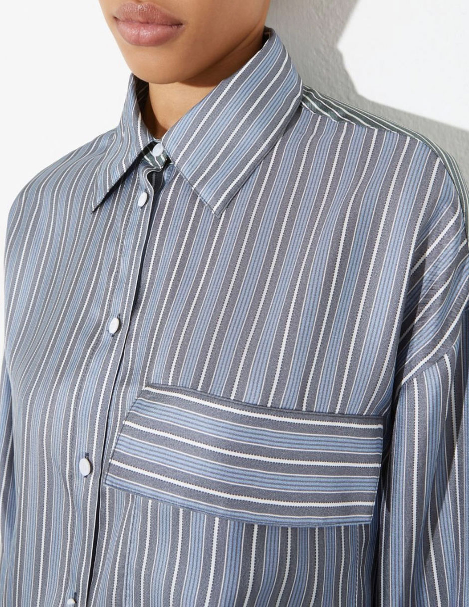 Camisa Max& de algodón sin manga para mujer 7