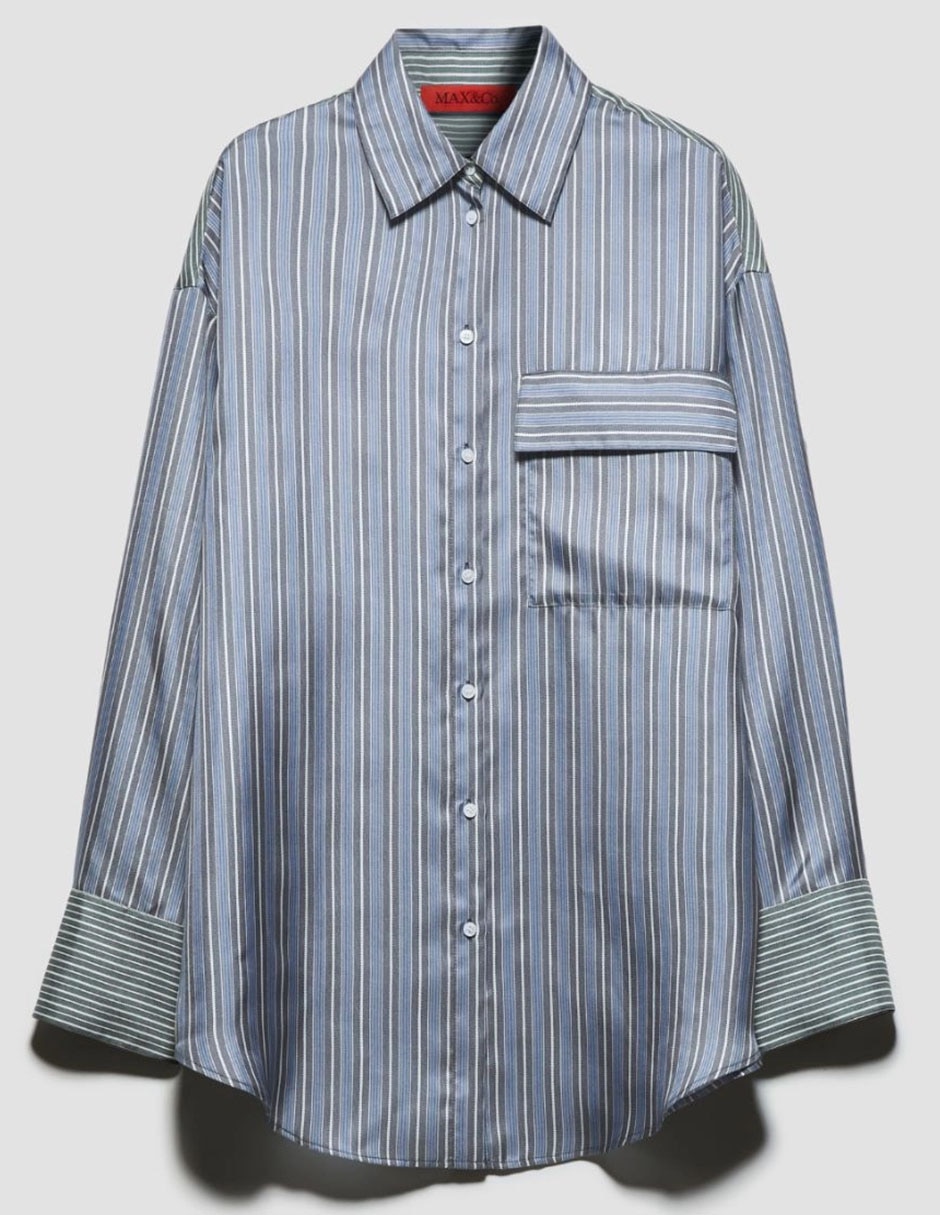 Camisa Max& de algodón sin manga para mujer 9