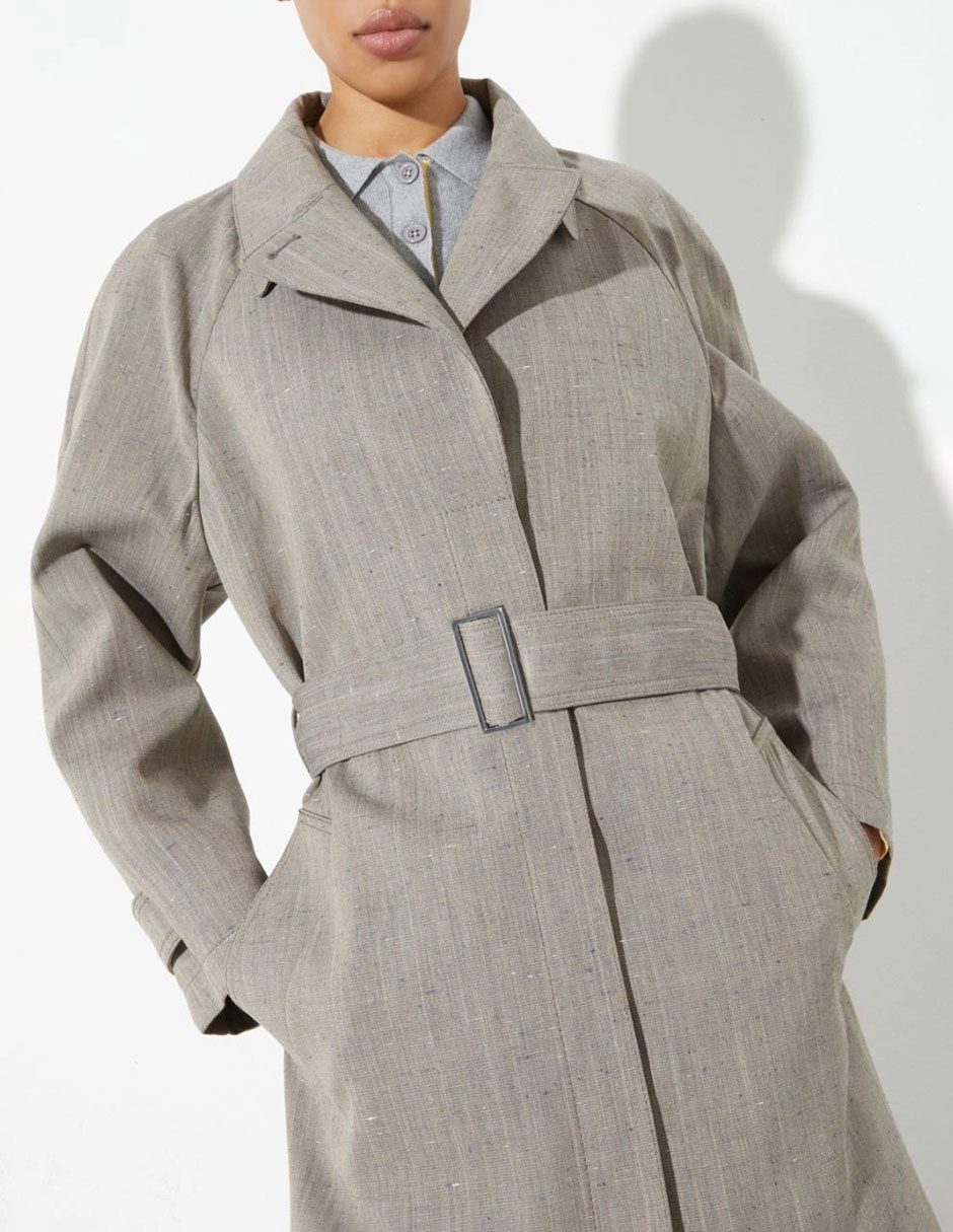 Gabardina con bolsillos Max&Co para mujer