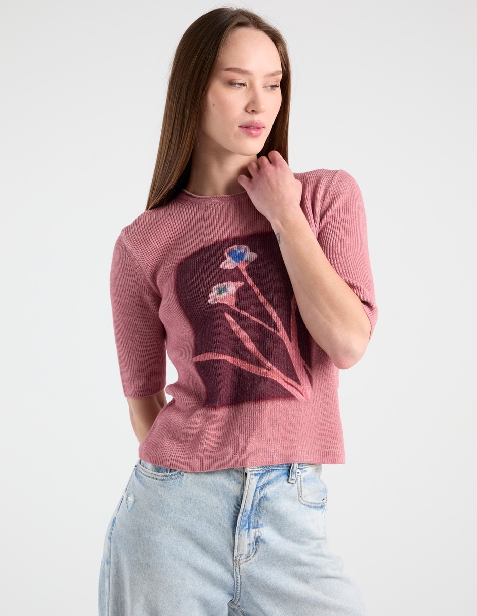 Blusa Max& manga corta para mujer 1