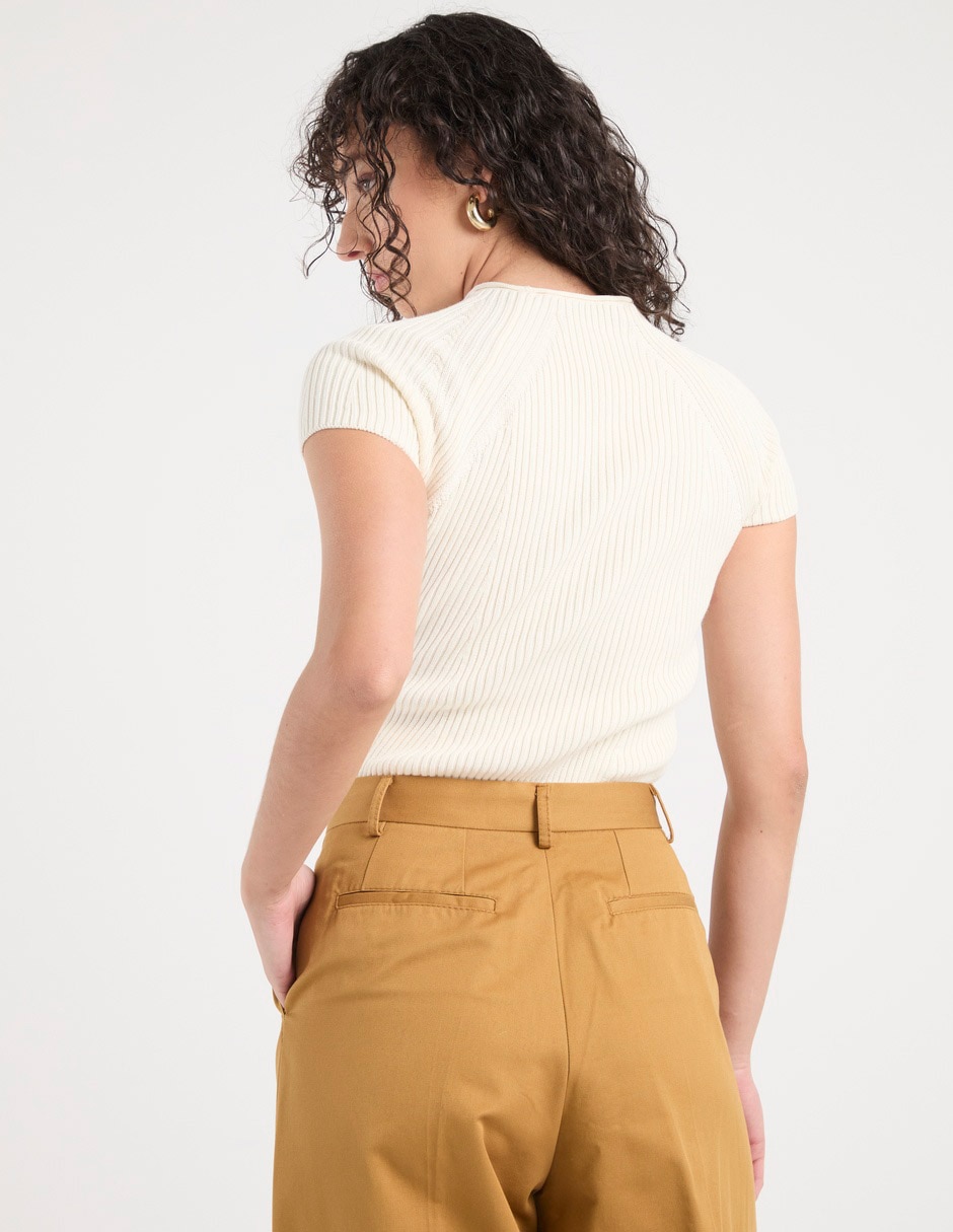 Blusa Max& manga corta para mujer 6