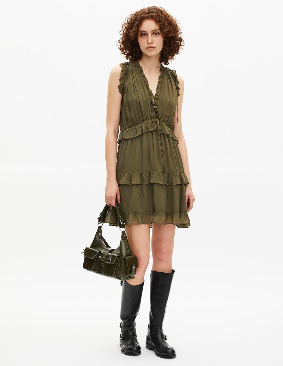 Vestido corto casual para mujer 8