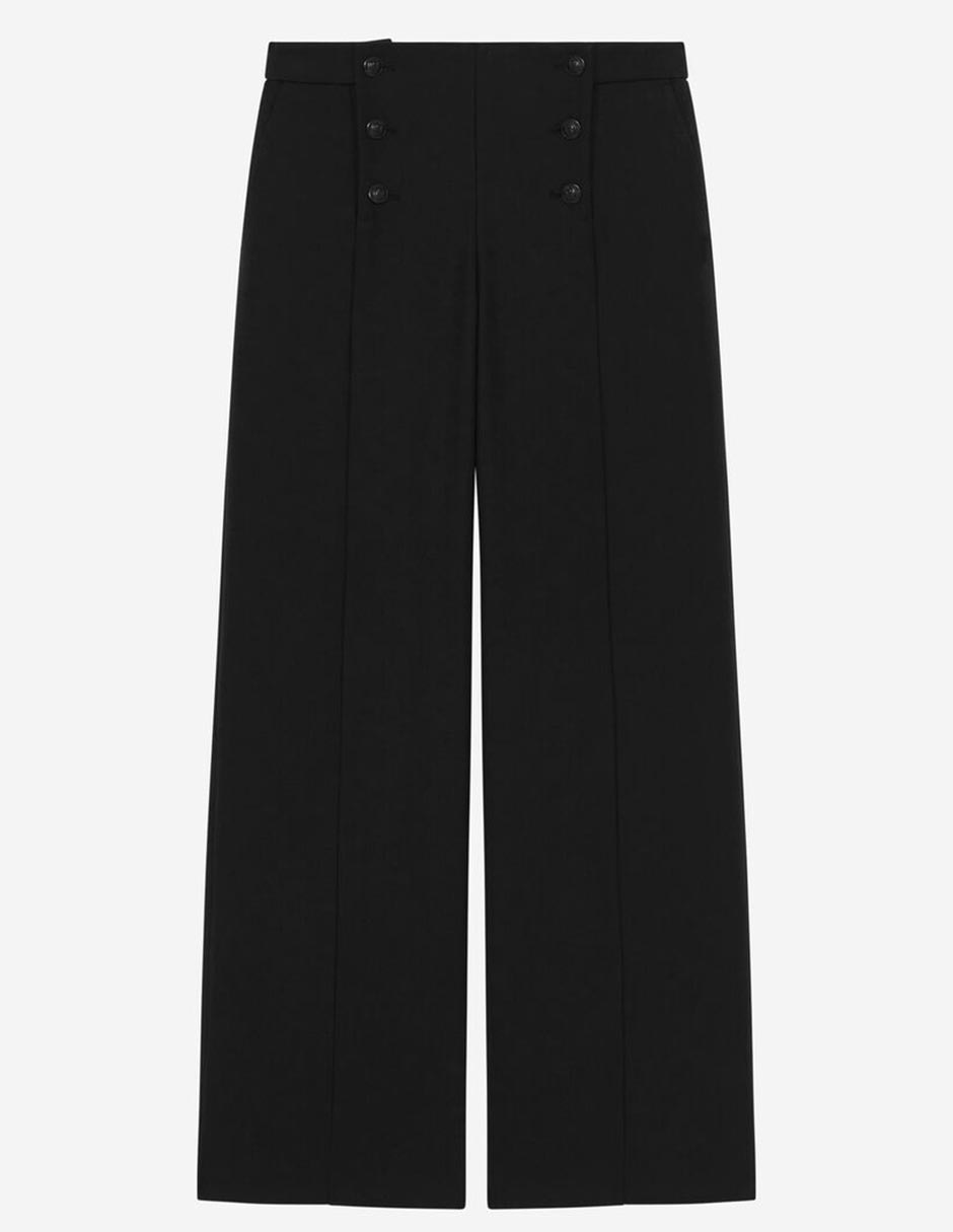 Pantalón de vestir wide leg para mujer 10