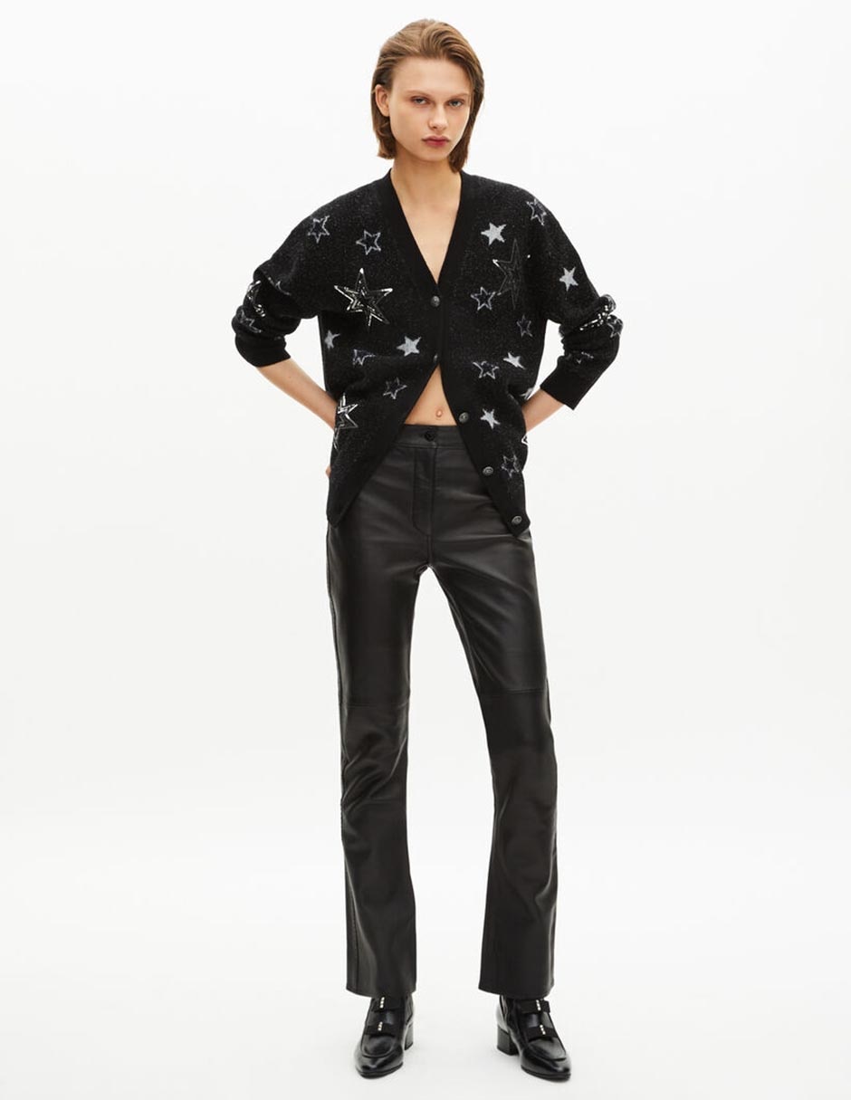 Suéter cuello v para mujer 2