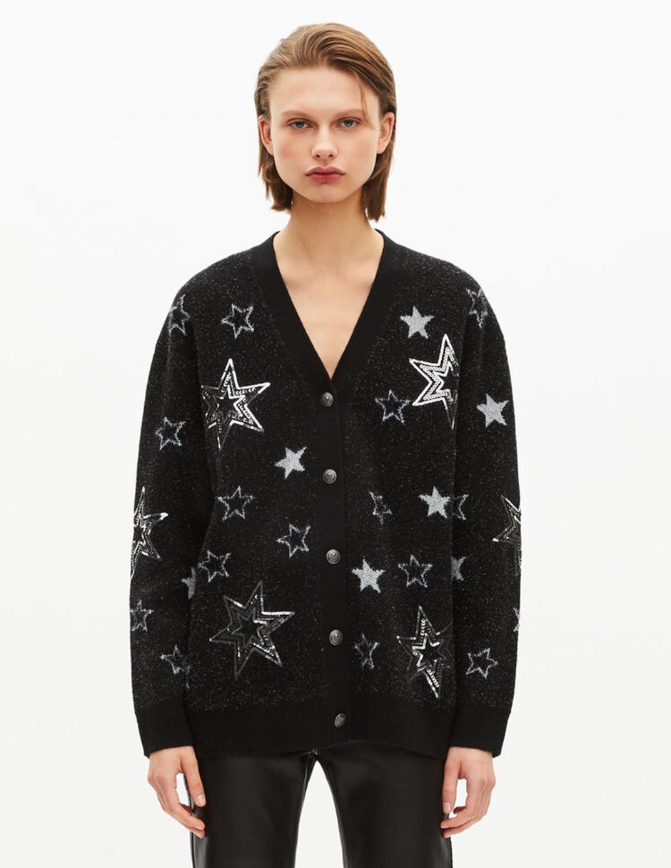 Suéter cuello v para mujer