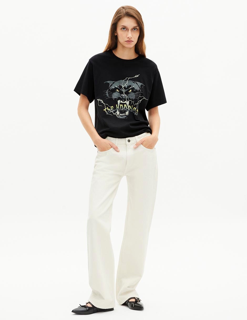 Playera manga corta cuello redondo para mujer 6