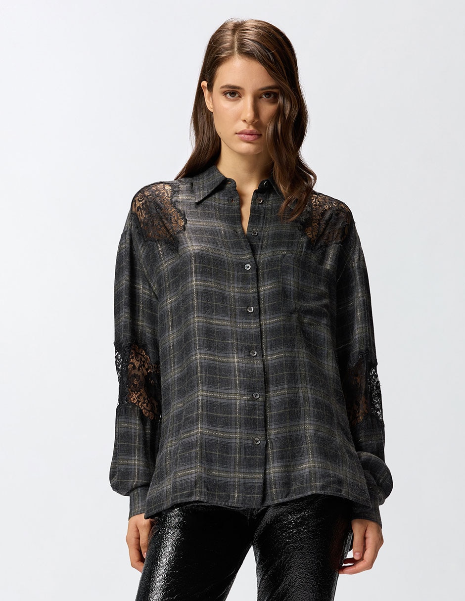 Camisa manga larga para mujer